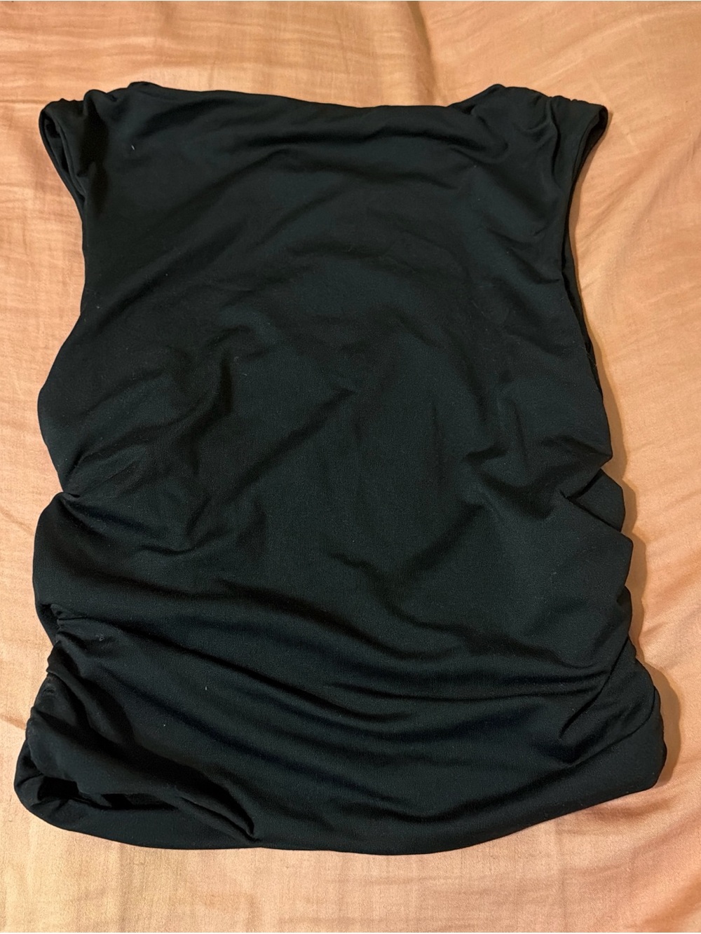 Black Ruched Top